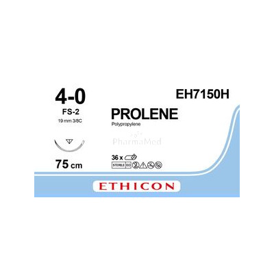 PROLENE USP4/0 FS-2 75cm Bleu - 36fils