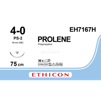 PROLENE USP4/0 EH7167H PS-2 Prime 75cm Bleu - 36fils