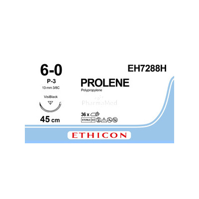 ETHICON PROLENE 6/0 EH7288H 45cm Bleu - 36fils