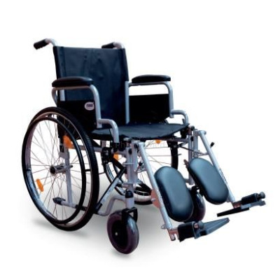Fauteuil roulant en alu avec repose-jambes