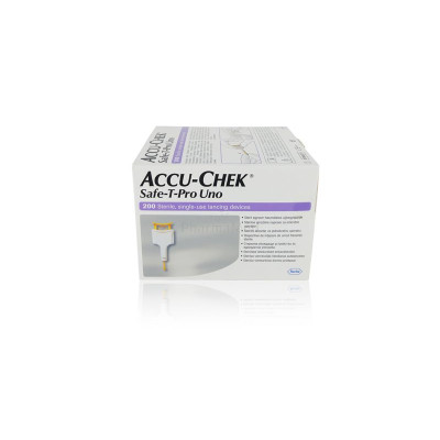 ACCU CHEK SAFE-T-PRO UNO lancetten - 200pc