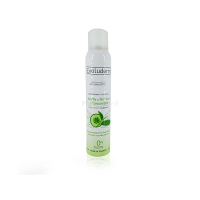 Déo thé vert/concombre EVOLUDERM - 200ml