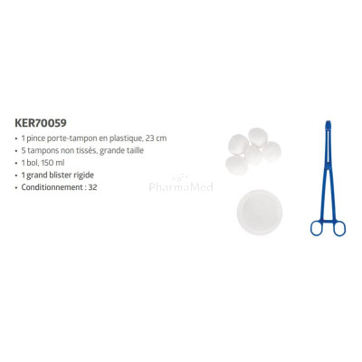 Sets de badigeon (1P+5T+1 BOL) MEDLINE(32set)