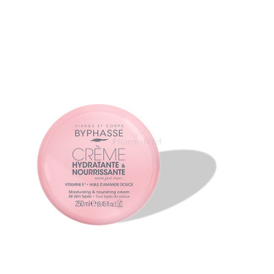 BYPHASSE Crème hydratante visage et corps 250ml