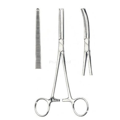 Pince KOCHER courbe 14cm - 1 pince