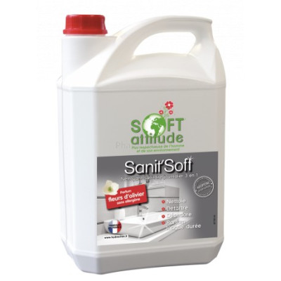 Nettoyant sanitaires SANIT'SOFT parfum fleurs d'olivier - 5L
