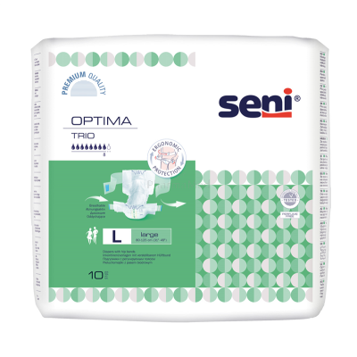 SENI OPTIMA Flex TRIO Large 8D Groen - 10st