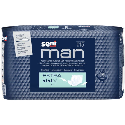 SENI MAN Men inlegverbanden Extra 4D- 15st