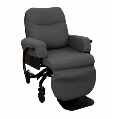 Fauteuil à pousser VENDOME gris galet - 1pc