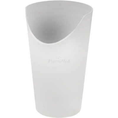 Verre Découpe nasale Ergonomique Translucide