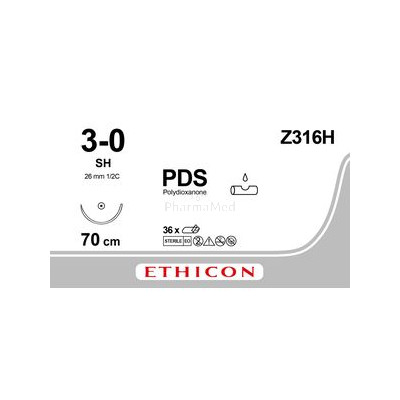 PDSII 3/0 Z316H USP SH 70cm Violet - 36fils