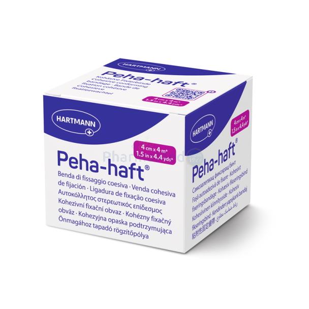 PEHA HAFT bande élastique cohésive 4mx4cm - 1pc