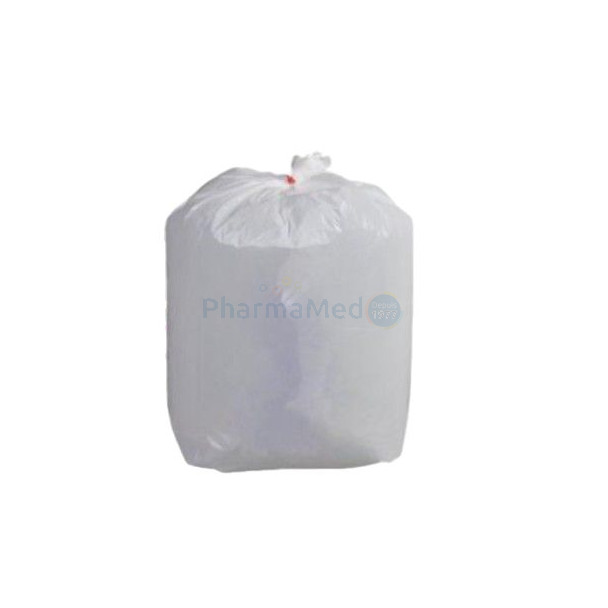 Sac poubelle blanc 68x75 BD 50L 40µ - 25pc