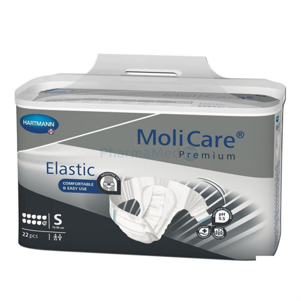 MOLICARE PREMIUM Elastic Kleefluier - S 10D - 22st