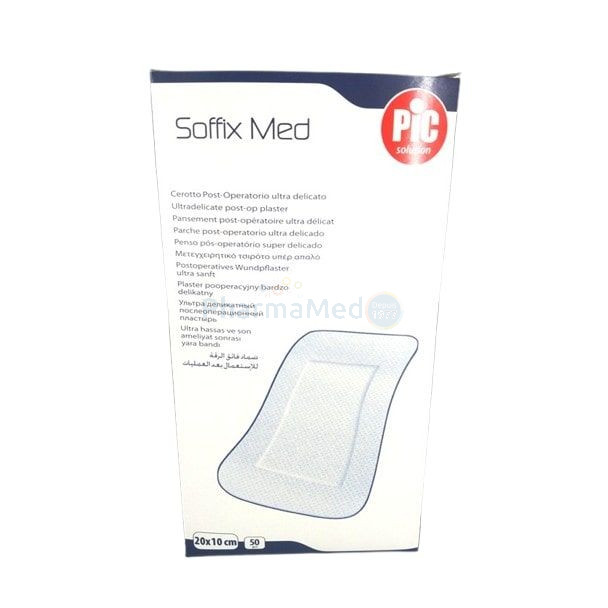 Soffix Med - pansement adhésif hypoallergénique - 10x20cm - 50pc