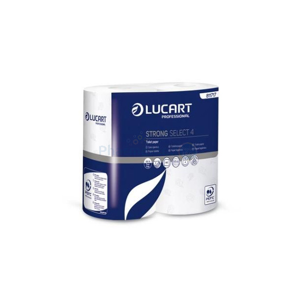 Pap. hyg. STRONG 4plis parfumé 140cp - 56 rlx