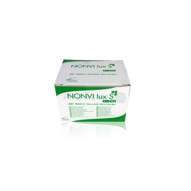Compresses non-tissées stériles ZARYS - 5x5cm - 25x2pc