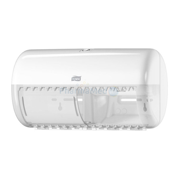Distributeur pap. hyg. blanc TORK double(1pc)