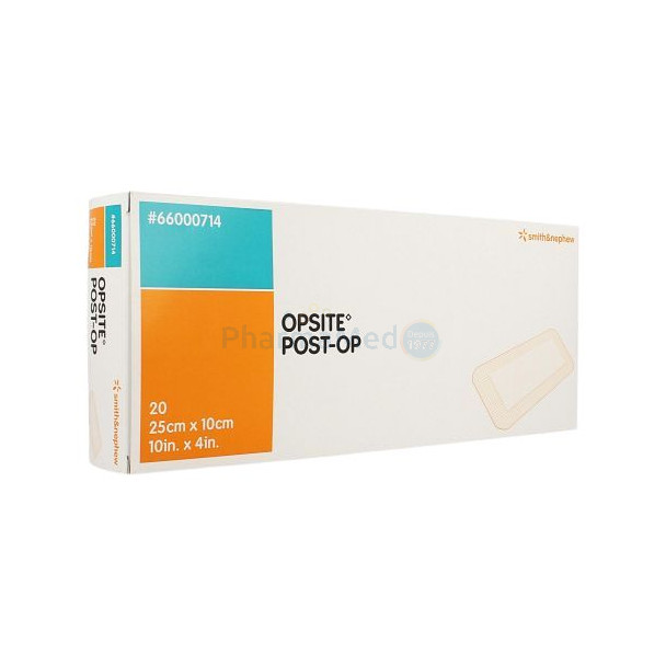 OPSITE POST-OP 25X10cm - 20st