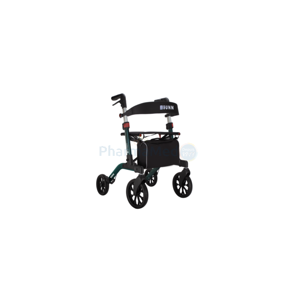 Rollator BROOKLYN NOIR - 4 roues - double pliage