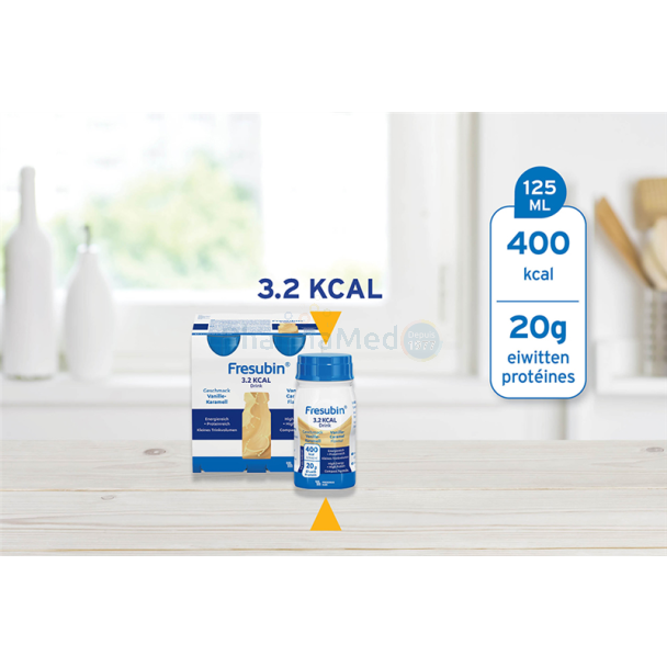 Fresubin 3.2 Kcal Drink - Hazelnoot - 4x200ml