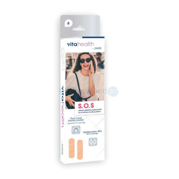 VITAHEALTH SOS pansements universels de poche - 8pc