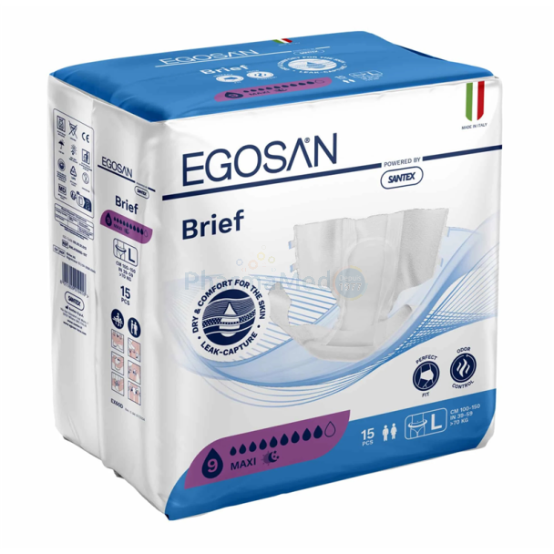 Change complet EGOSAN Slip Maxi 9G - Large - 15pc
