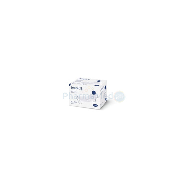 Compresses absorbantes Stériles ZETUVIT E - 10x10cm - 25pc