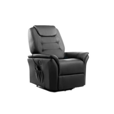 Fauteuil releveur massant/chauffant noir