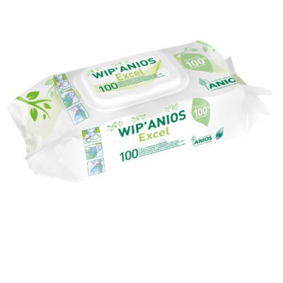 WIP'EXCELL ANIOS lingettes désinfectantes - 100pc