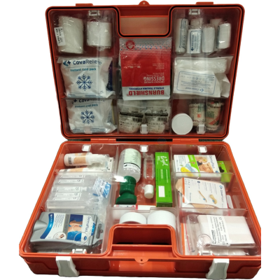 Trousse de secours pour lieux d'abri / complet