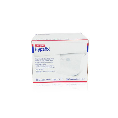 Hypafix adhésif non tissé blanc 10cm x 10m - 1rlx