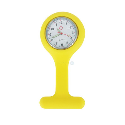 Montre infirmière Anti-choc jaune