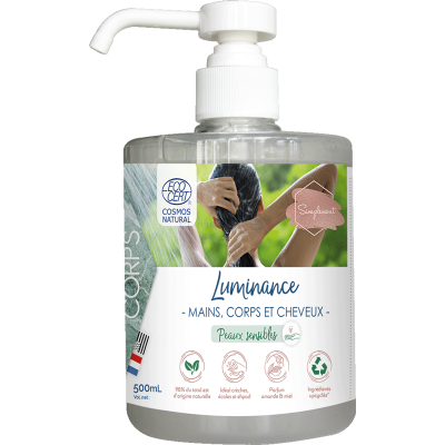 LUMINANCE savon corps et cheveux peaux sensibles> 2mois - 500ml