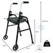 Rollator Modulo - 2 roues