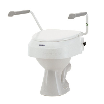 Rehausseur WC Accoudoirs escamotables Couvercle