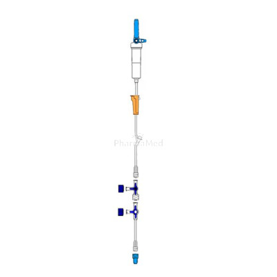 Set à perfusion STOPAR - 2 robinet à 3 voies