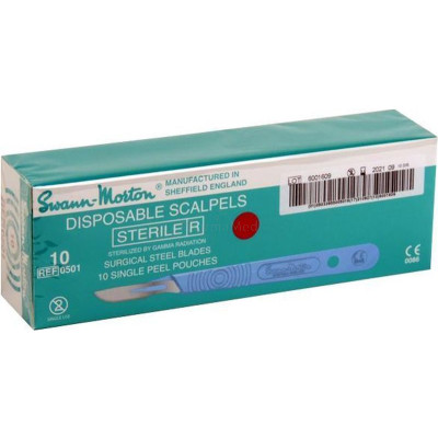 Bistouris complets Stérile S&M - N°10 - 10pc