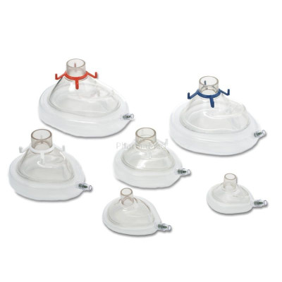 Masq. anest. AMBU UU bourrelet - Adulte M/T5 crochets - 20pc