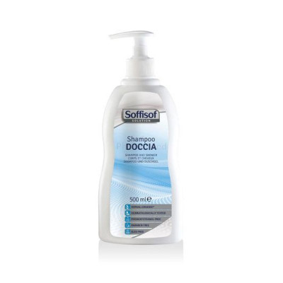Savon corps/cheveux+pompe SOFFISOF ...(500ml)