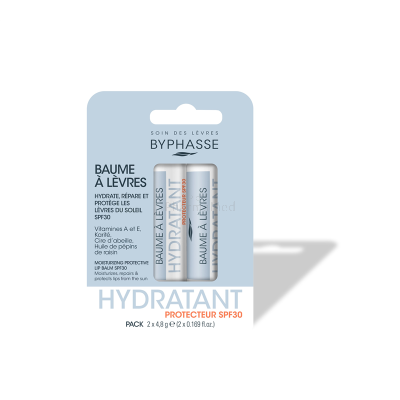 BYPHASSE Lippenbalsem Beschermende SPF30 2x4.8gr