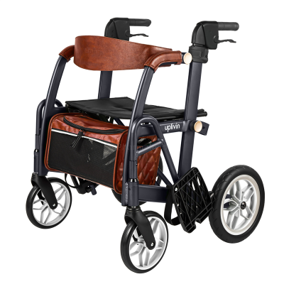 Rollator Mobio GLIDE 2-en-1 avec appui-avant-bras
