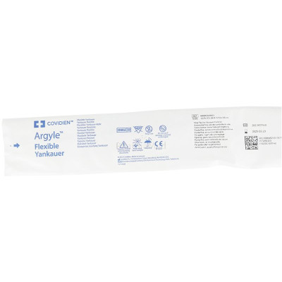 ARGYLE Yankauer fijne canule CH12 26cm - 50st