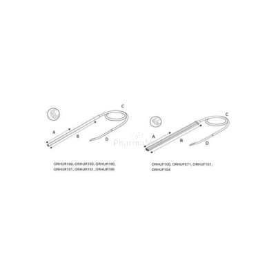 Drains cannelés 10FR ORHUR101  - 10pcs