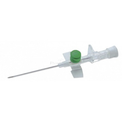 VERSATUS cathéter court à ailettes - Jaune - 24G- 19x0,74mm - 50pcs