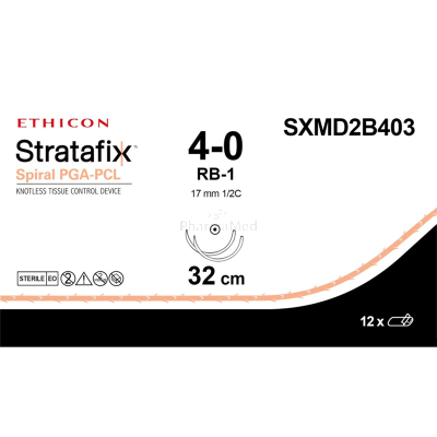 STRATAFIX 4/0 SXMD2B403 RB-1 32cm - 12fils