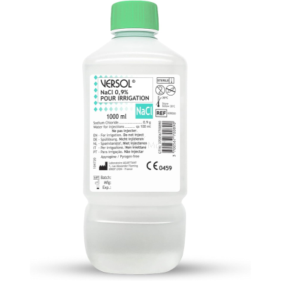 VERSOL Fysiologisch serum NaCl 0.9% steriel - Fles 1L