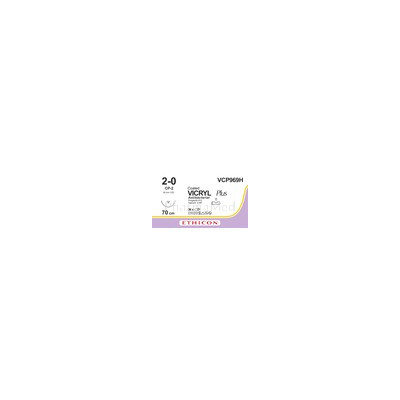 VICRYL+ USP2/0 VCP969H CP-2 26mm 70cm - 36draden