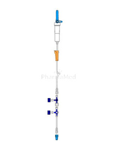 STOPAR infusieset – 2 driewegkranen – 50st