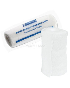 Bande de gaze élastique EUROMEDIS - 10cm x 4m - 30 pc